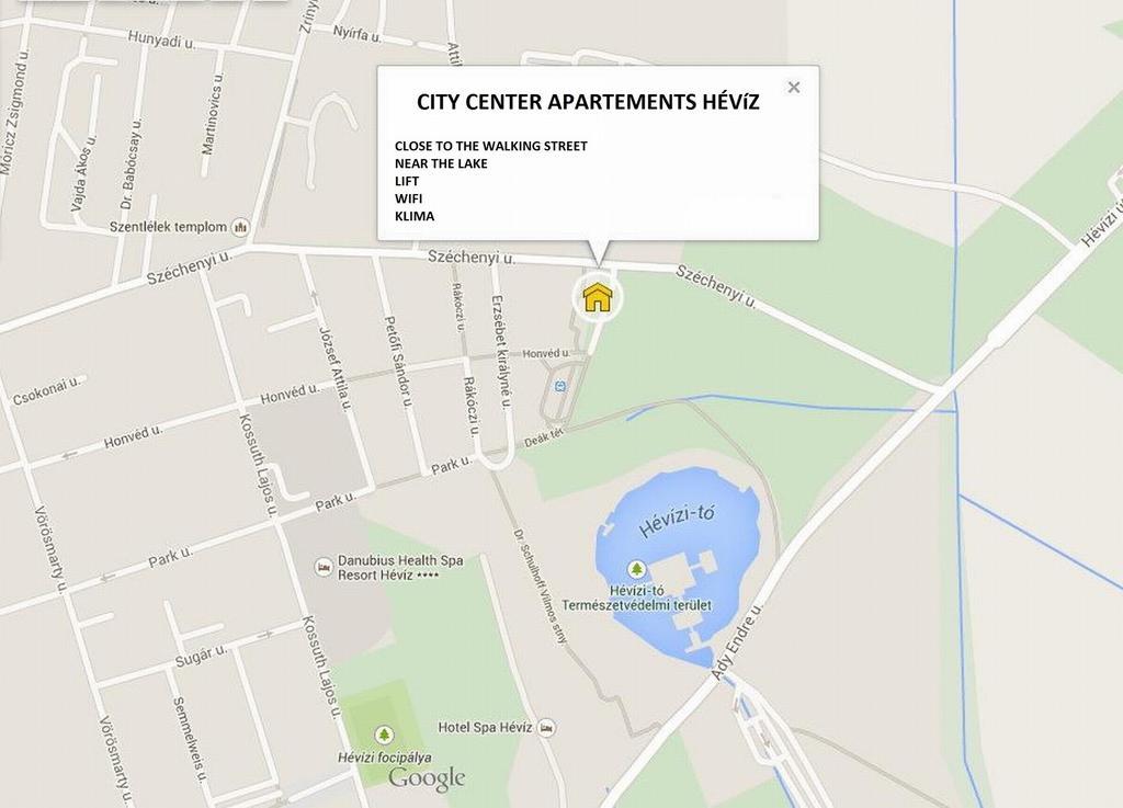 City Center Apartments Heviz Luaran gambar